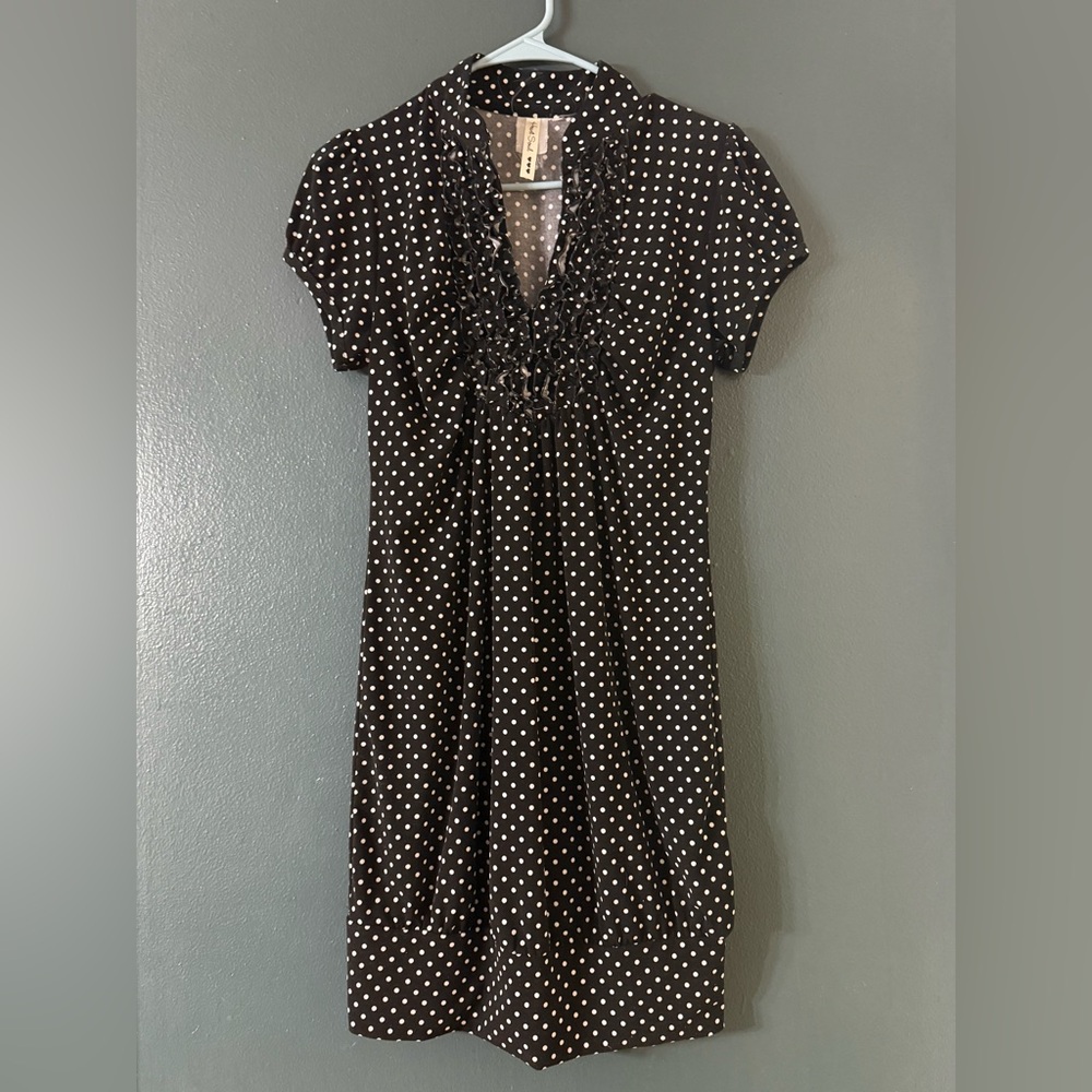 Heart Soul Polka Dot Dress Size M